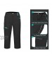 Mapamyumco Men’s Capri Pants Quick Dry Tactical 3/4 Pants for Hiking Cycling Climbing Stretchy Short Below Knee