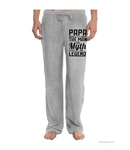 Papa's The Man The Myth The Legend Sweatpants Men's Pants Sport Long Pants Joggers Sweatpants Autumn Winter Trousers