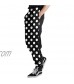 Polka Dot Pattern in Black and White Men's Fashion Jogger Sweatpants Gym Pants Trousers with Pockets