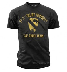 Black Ink Men's 1st Cavalry Retro T-Shirt