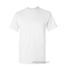 Gildan Mens Heavy Cotton 100% Cotton T-Shirt  White