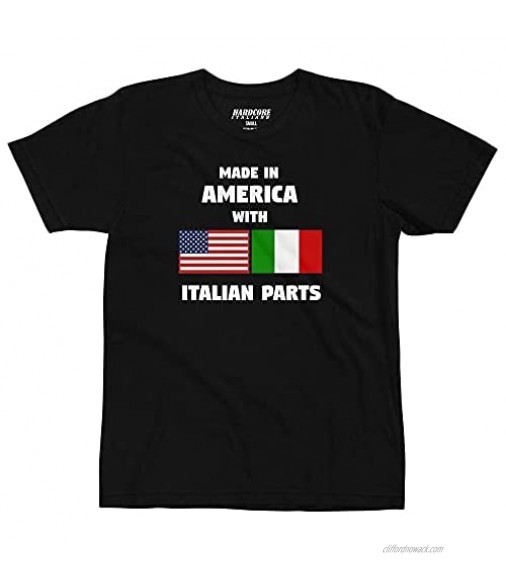 Made in America with Italian Parts T-Shirt Black