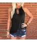 SmallYin Women's Tank Tops Summer Casual Blouse Shirts Loose Fit Sleeveless V Neck Tunic Blouse Tie-Dye Shirt Vest
