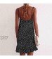Women Polka Dot Printed Temperament V-neck Sling Knee-length Dress
