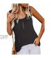 Womens Tank Tops V Neck Basic Solid Color Casual Flowy Summer Sleeveless