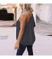 Womens Tube Tops One shoulder Solid color Strapless Sleeveless Tube Pleated Tunic Crop Cami Tshirt Casual Blouse Shirts
