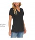 WUHOVILA Womens Tank Tops V Neck Waffle Knit Summer Casual Short Sleeve/Sleeveless Loose Tee Shirts