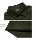 Gihuo Men's Short Sleeve Military Button Down Cargo Shirt