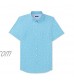 IZOD Men's Breeze Short Sleeve Button Down Patterned Shirt