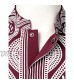 LucMatton Men's African Traditional Printed Dashiki Luxury Hidden Button Short Sleeve Shirt