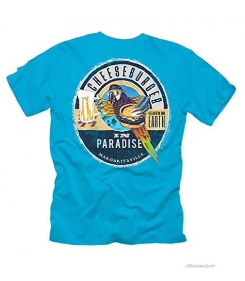 Margaritaville Men's Cheeseburger in Paradise Graphic Short Sleeve T-Shirt