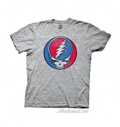 Ripple Junction Grateful Dead Adult Unisex Steal Your Face Vintage Light Weight Crew T-Shirt