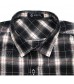 Sleeveless Plaid Front Shirt for Men Cowboy Button Down Shirts