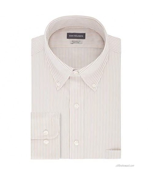 Van Heusen Men's Dress Shirt Regular Fit Pinpoint Stripe