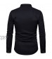 WHATLEES Mens Hipster Casual Slim Fit Long Sleeve Button Down Dress Shirts Tops with Embroidery