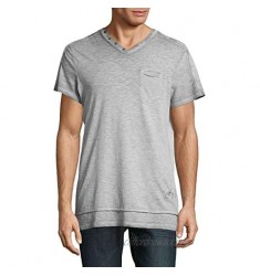 Buffalo David Bitton Men's Kiyo Short Sleeve Henley Neck Solid Fashion T-Shirt
