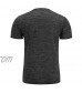 Nuofengkudu Men's Henley Shirts Short Sleeve Slim Fit Lightweight V Neck Summer Casual Cotton Basic T Shirts