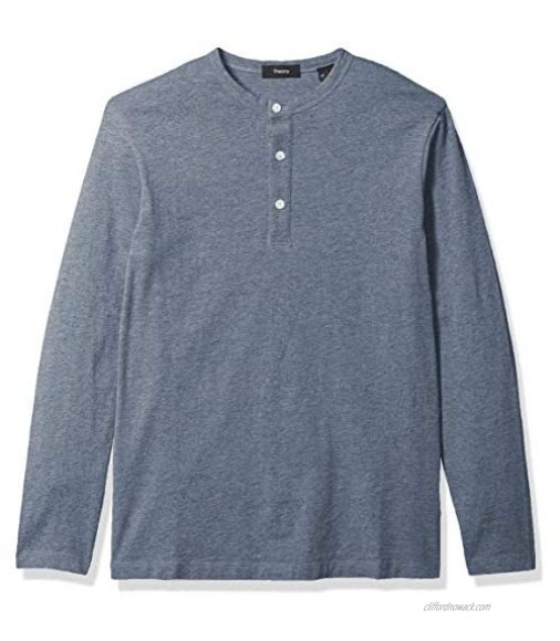 Theory Men's Long Sleeve Essential Henley