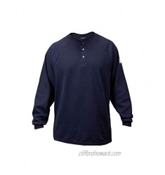 Union Line FR 10896-01-S Long Sleeve FR Henley Small Navy Made in The USA