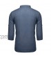 VEKDONE Mens Linen Henley Shirts 3/4 Sleeve Henley V-Neck Hippie Shirts Casual Summer Beach Loose Fit Yoga Tops Blouse