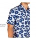 Tellum and Chop Mens Penn State Nittany Lions Hawaiian Button Down Short Sleeve Floral Shirt