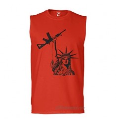 Statue of Liberty Rifle - 2nd Amendment Men's Sleeveless Shirt