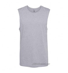 The Next Level NL Mens Muscle Tank  Heather Gray  S