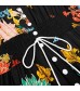 Women's Plus Size Floral Print Button Up Short Sleeve Split Flowy Beach Party Maxi Dress