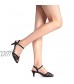 DREAM PAIRS Women's Nina Low Heel Pump Sandals