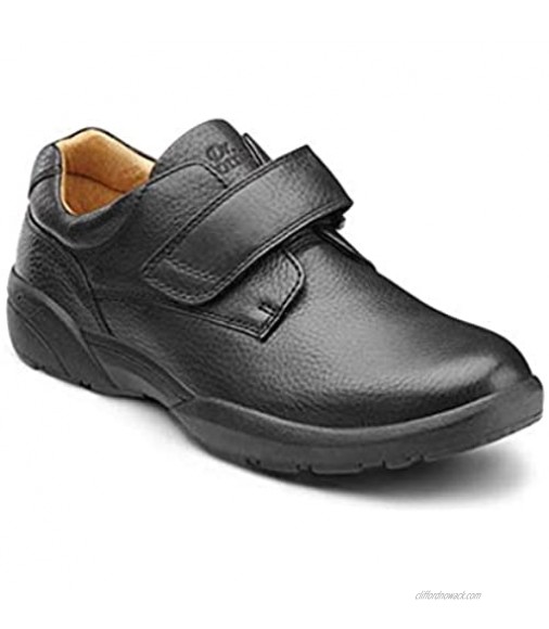 Dr. Comfort Men's William Black Diabetic Casual Shoes