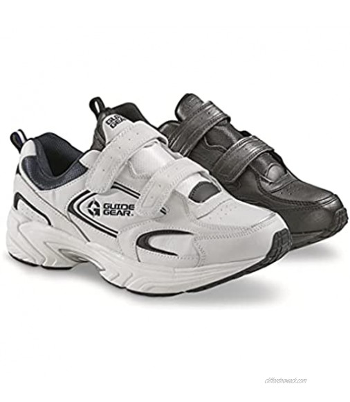 Guide Gear Walking Shoes for Men Hook-and-Loop Comfortable Velcro Shoes for Work Casual Working