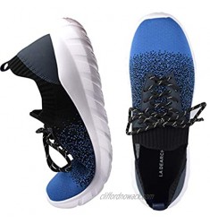 La Dearchuu Running Shoes Men Slip On Walking Shoes Lightweight Mesh Knit Sneakers Athletic Sport Shoes  Size 7-12