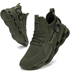 Nihaoya Mens Tennis Shoes Breathable Athletic Sneakers Lightweight Sport Shoes for Workout Walking