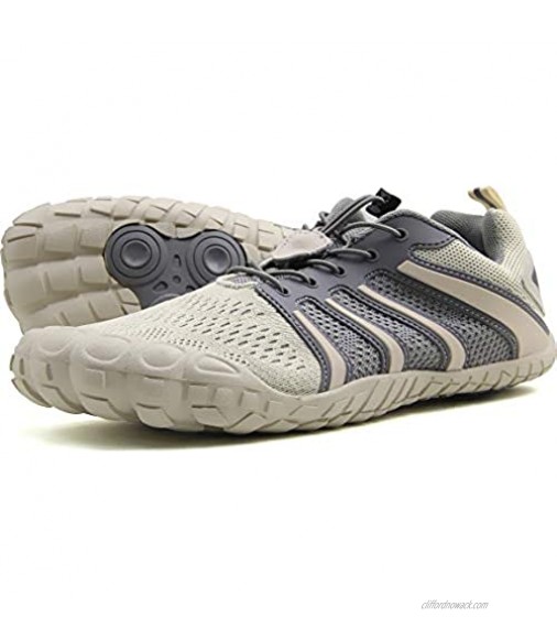 Oranginer Men's Barefoot Shoes - Big Toe Box - Minimalist Cross Training Shoes for Men
