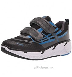 Propet Men's Ultra Strap Sneaker  Black/Blue  12