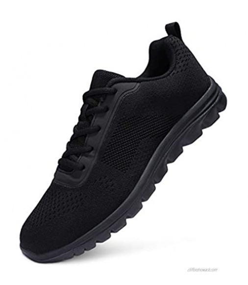 UUBARIS Men's Walking Shoes Non Slip Breathable Running Shoes Lightweight Casual Sports Shoes