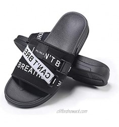 Mens Slides Beach Comfortable Sandas Platform Fashion Slip On Sandals Shower Shoes Pillow PVC Slides for women