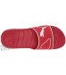 PUMA unisex adult Popcat Slide Sandal High Risk Red/White 9 US