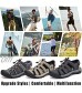 SAGUARO Men's Hiking Sandal Closed Toe Sport Sandals Non Slip Water Sandal Summer Sandals Outdoor River Fishing Shoes Dark Grey