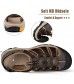 SAGUARO Men's Sport Hiking Sandals Waterproof Closed Toe Sandal Breathable Outdoor Athletic Water Shoes Summer Fisherman River Brown