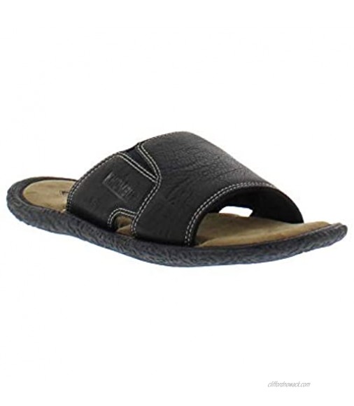 Khombu Dustin Mens Memory Foam Slide Comfort Sandal