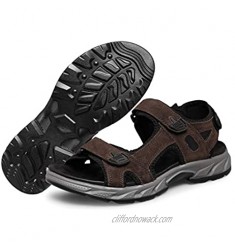 Men's Outdoor Hiking Beach Sandals - Open Toe Arch Support Water Sandals  Athletic Trail Sport Sandals