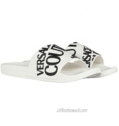 Versace Jeans Couture Rubber White Slider