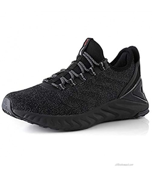 PEAK Mens Comfortable Running Shoes Taichi King Adaptive Smart Cushioning Supportive Training Sneakers for Walking Tennis Fitness Gym