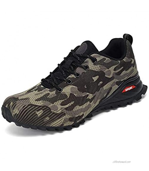 Dannto Men's Trail Running Shoes Outdoor Hiking Sneakers Lightweight Non Slip for Walking Fashion Camping Trekking