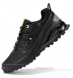 Kricely Men's Trail Running Shoes Casual Fashion Sneakers for Men Tennis Cross Training Shoe Outdoor Non-Slip Walking Footwear…