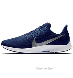 Nike Air Zoom Pegasus 36 Men's Running Shoe Blue Void/Metallic Silver-Coastal Blue Size 9.5