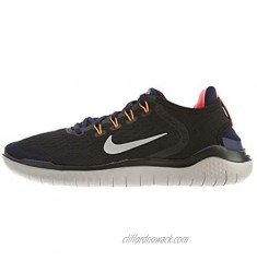 Nike Men's Air Free Run 2018 Running Shoe Black/Moon Particle-Blackened Blue