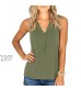 BESFLY Tank Tops for Women V Neck Tunic Top with Legging Sleeveless Blouses Flowy Cami Shirts Ruched