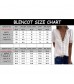 BLENCOT Womens Casual Lace Swiss Dots V Neck Short Sleeve Solid Shirts Blouse Tops